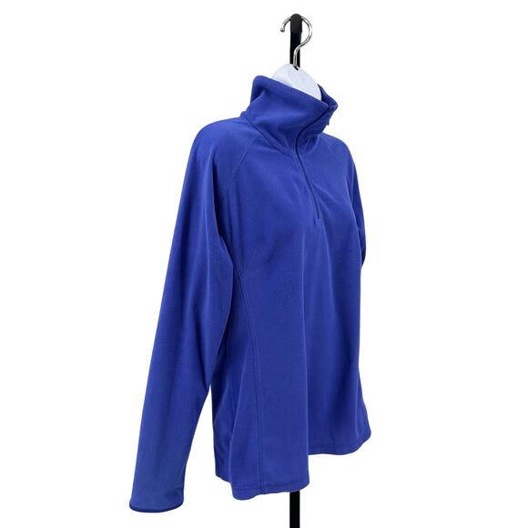 Columbia Sportswear Half Zip Fleece Glacial™ IV Jacket Women's XL Clematis Blue - Picture 5 of 13